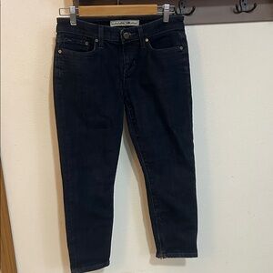 Joe's Jeans Dark blue Ankle zipper Cropped Denim, size w 28